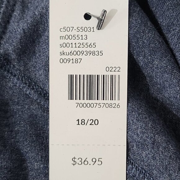 2/$30 Lane Bryant Short Sleeve Active Banded Blouse Size 18/20 | Casual & Comfy - Picture 4 of 5